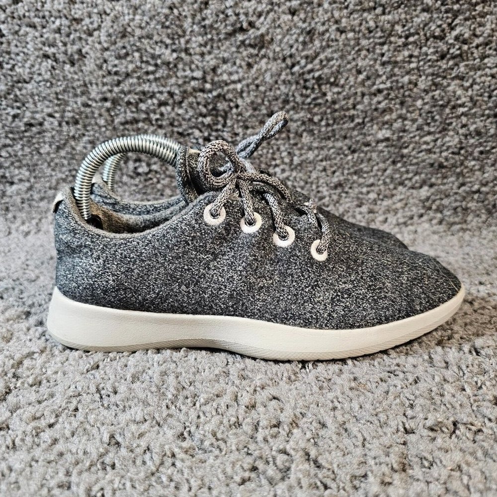 Allbirds Wool Runner Shoes Womens 9 Dark Grey Merino Wool Running Sneakers